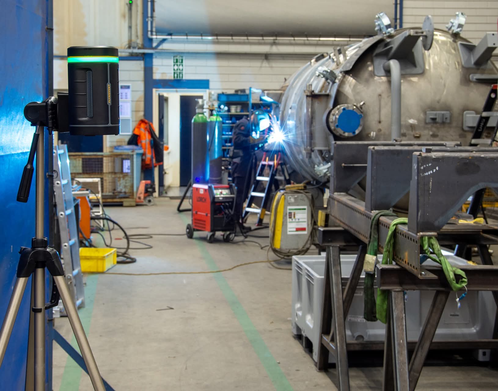 Plymovent AeroGuard industrial air quality monitor for workshops and factories in Africa